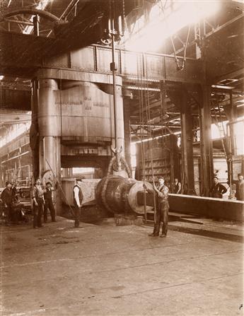 (CARNEGIE STEEL COMPANY) dabbs, b.l.h. Oversized album with 26 large photographs by the industrial photographer Dabbs of the Carnegie S